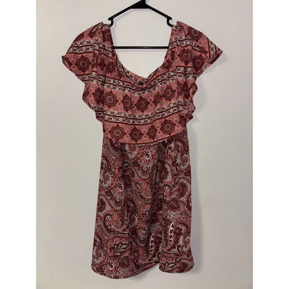 Massini Women's Off the Shoulder Dress Size L Super Cute & Comfortable